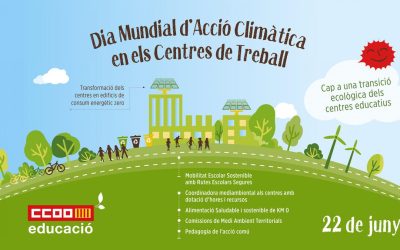 CCOO Informa: 22 de juny de 2022 Dia Mundial d’Acció Climàtica en els centres de treball